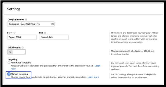 How to Start Selling on Amazon: A Beginner's Guide 69 keyword manuel targeting amazon