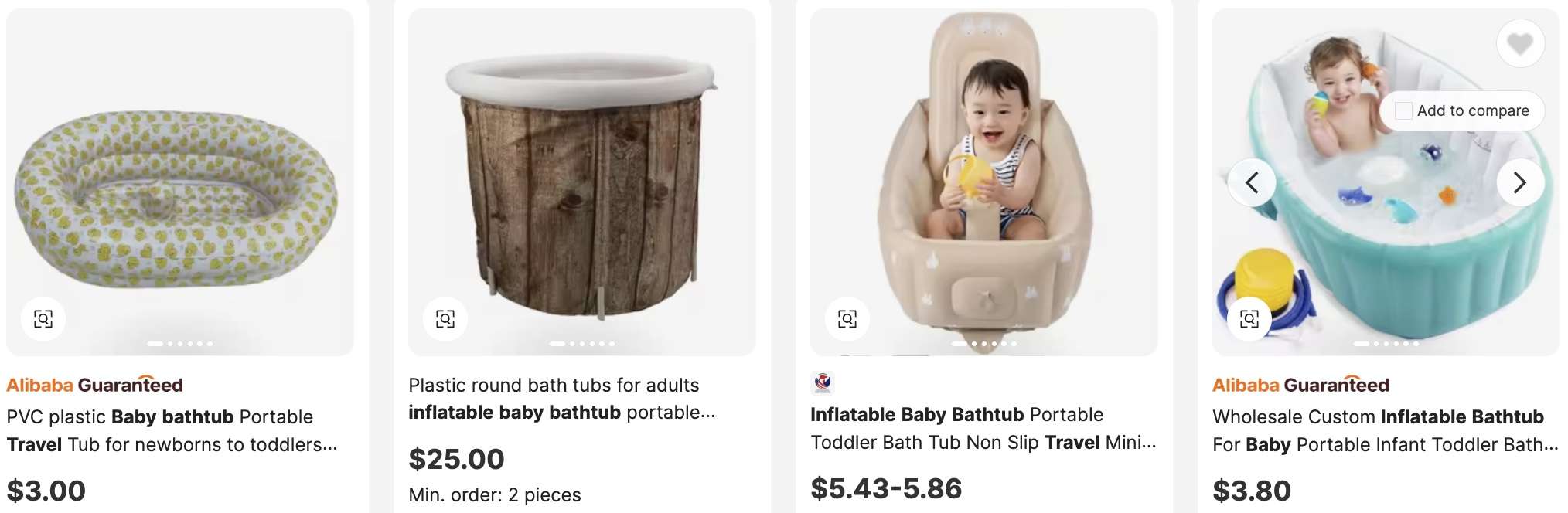 Inflatable Travel Bathtub
