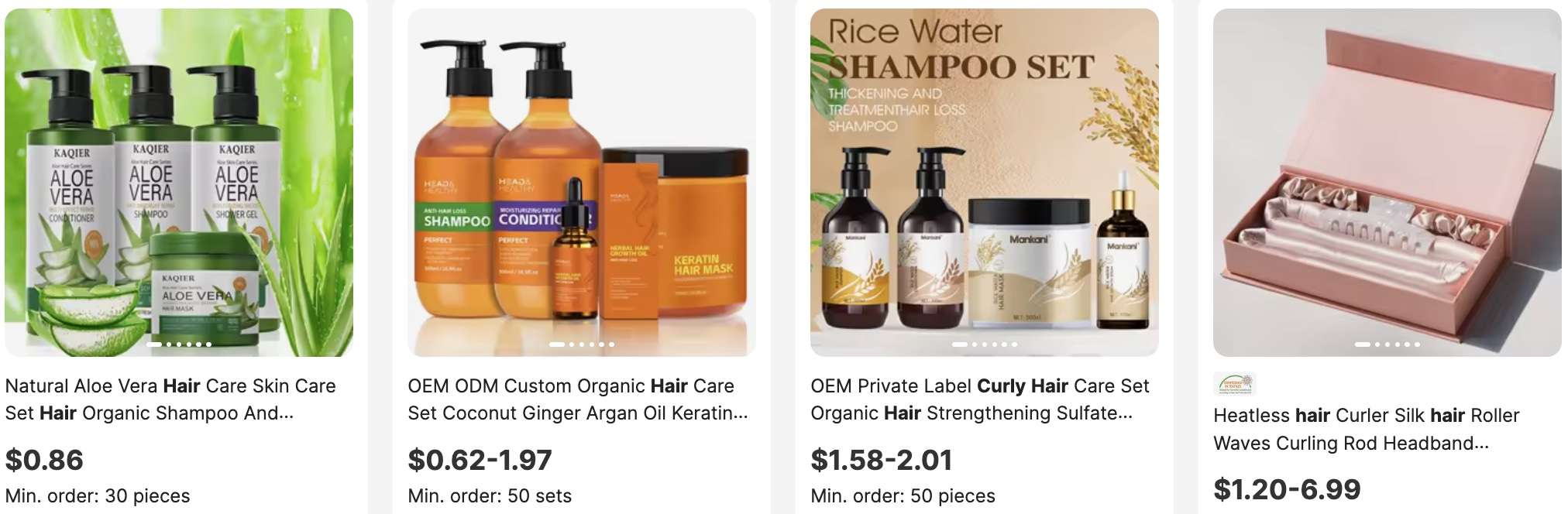 Products for Curly or Textured Hair