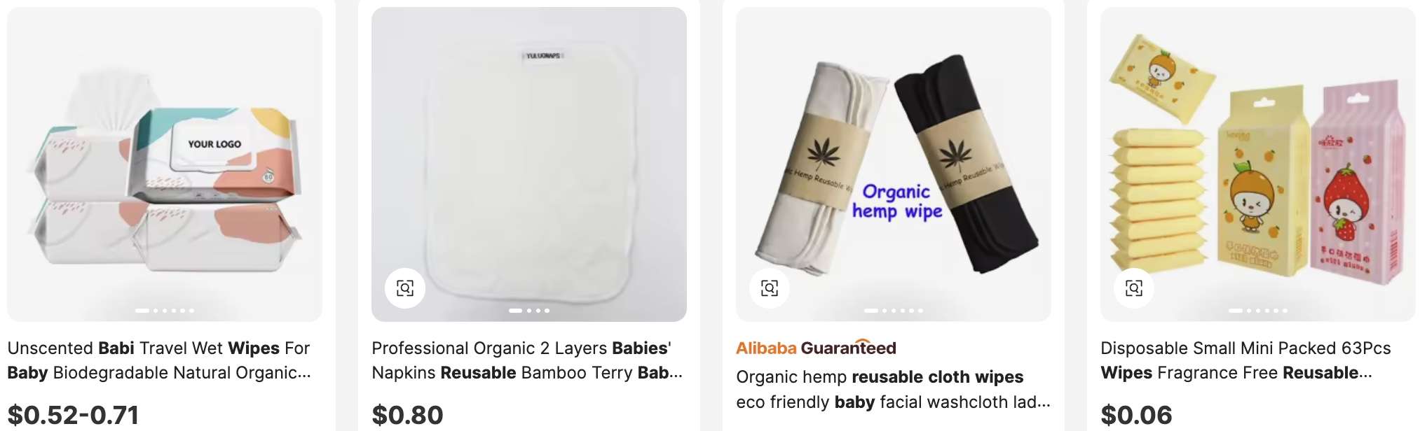 Reusable Cloth Wipes