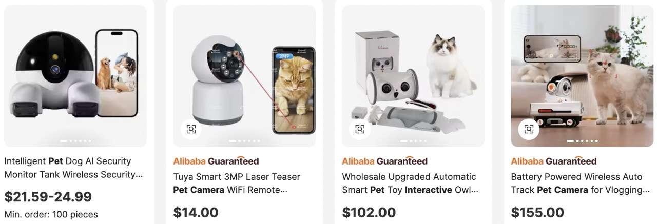 Interactive Pet Cameras
