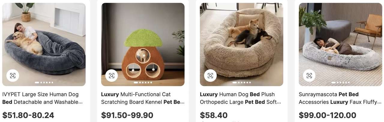 Luxury Designer Pet Beds
