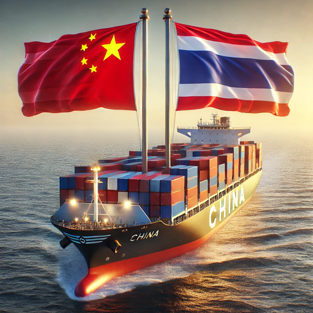 Shipping from China to Thailand