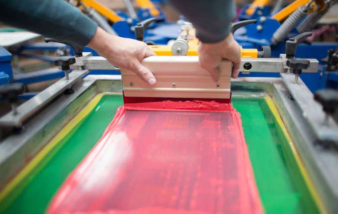 Screen Printing T-shirts