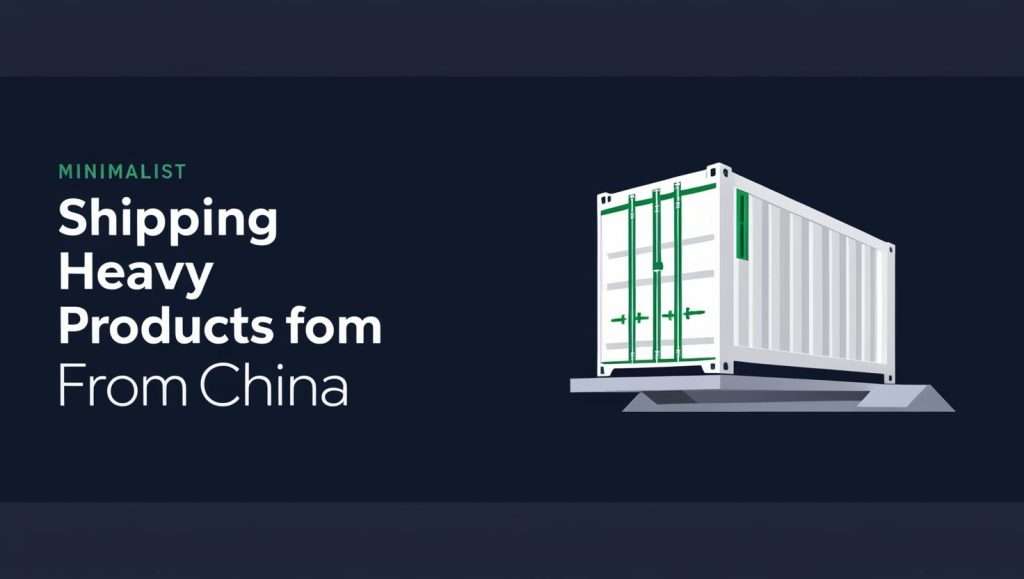 Shipping Heavy Products from China: The Ultimate Guide 2 Shipping Heavy Products from China