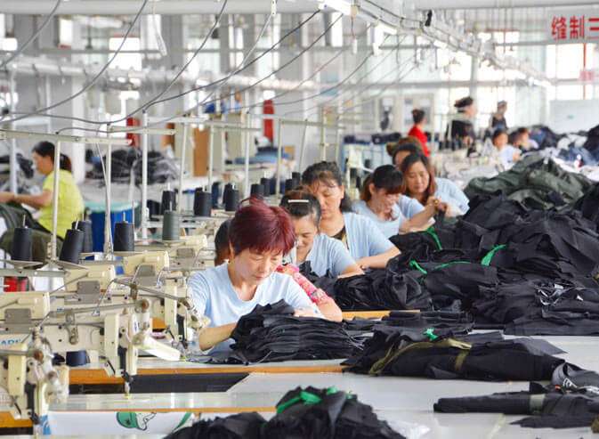 Highlights China’s ability to produce polo shirts at scale.